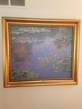 2 framed Monet pictures