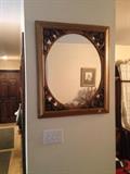 Vintage wood mirror