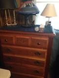Dresser & decorative lamps
