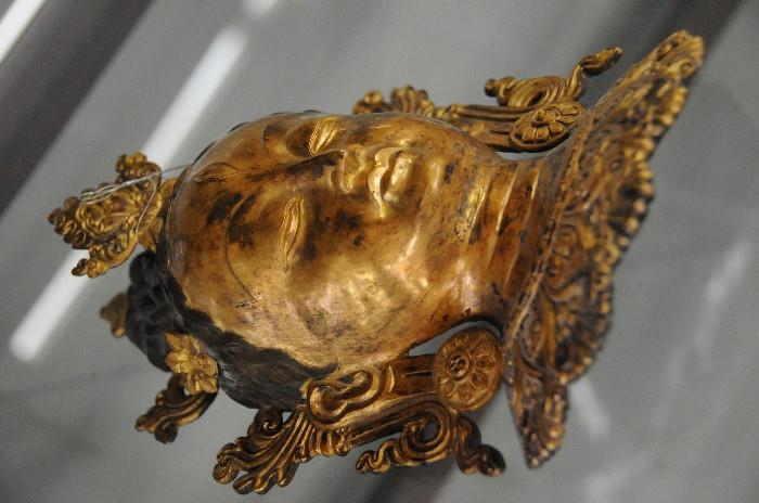 Thai carved gilt mask