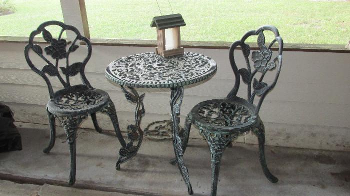 3 Piece Yard Table & Chairs