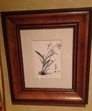 Floral Print:  21"w x 24"h