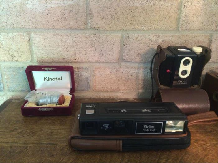 vintage cameras and accessories
