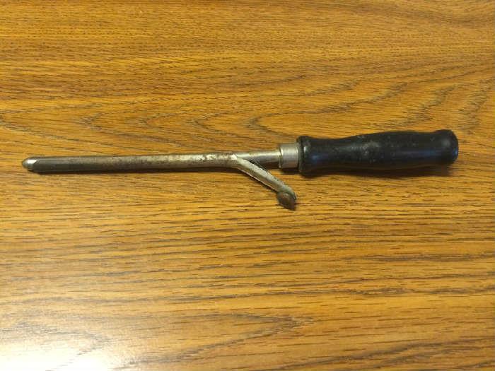 vintage non-electric curling iron