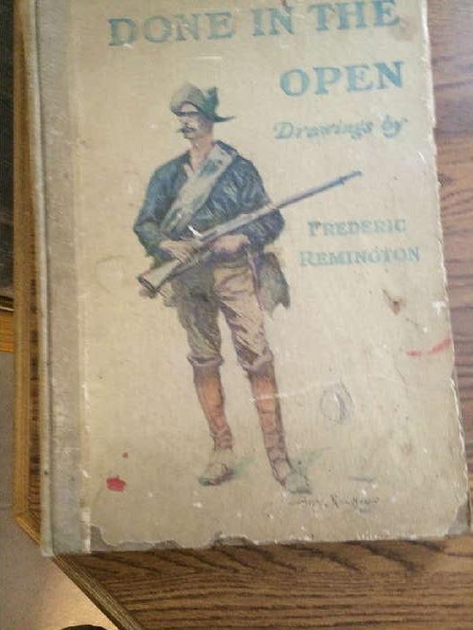 Frederic Remington "Done in the Open" book