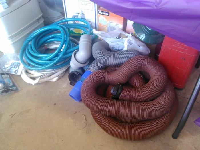 RV Hoses and Camping Toilet