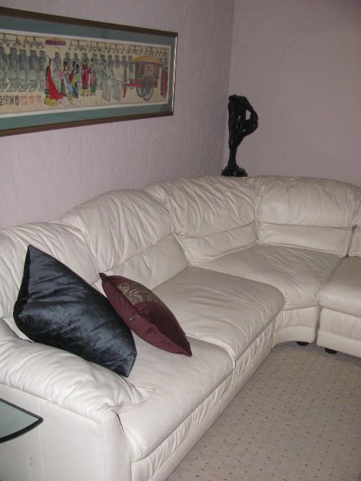 Leather sofa in GREAT condition. Chinese 