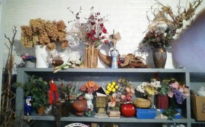 All supplies for Silk flower arrangements,weddings etc