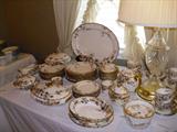 CIRCA 1880'S PLANTATION CHINA SET