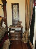 MARBLE TOP END TABLE--WE HAVE A PAIR OF THESE!