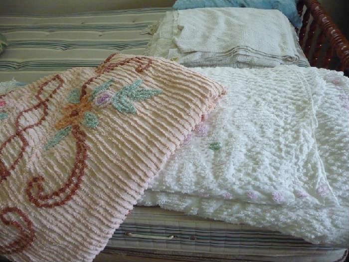 chenille blankets  