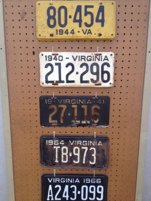 antique and vintage license plates