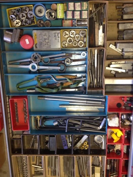 just one drawer of the many full of tools and hardware