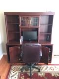 Office Cabinet w/2nd Leather chair