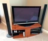 Samsung 42" Plasma TV for sale. TV stand. (Tower speakers NFS)