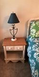 Nightstand w/lamp