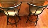 Two bar stools
