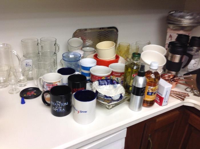 Kitchen, household, coffee mugs, glassware