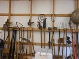 Over 50, gardening and farm tools.