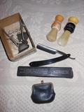 Barbering tools...razor...clippers...brushes