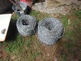 Barb wire rolls