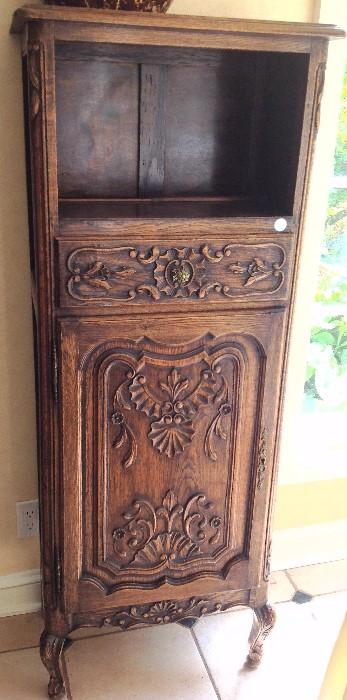 Wonderful Antique Oak French Country Cabinet