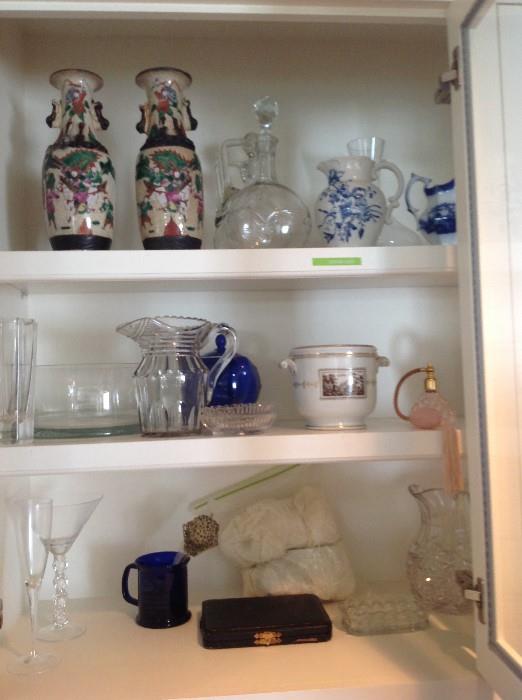 Part of a large collection of antique, vintage & contemporary glassware/china/accessories.