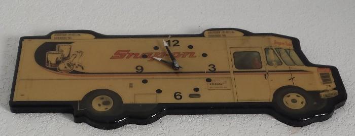 Vintage Snap On Tool Truck Clock