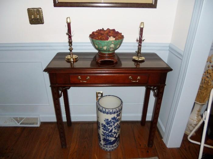 Hall side table Chippendale Style