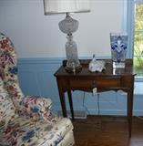 Signed Hitchcock Side/Sofa Table 