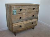 recycled wood dresser