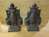 BRONZE BOOKENDS