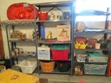 one last of shelving and garage