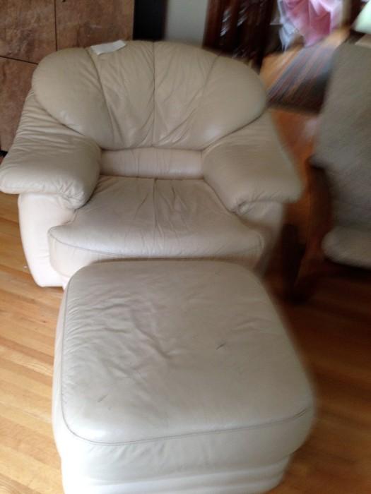 Chair and foot rest, $99