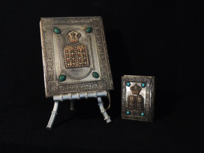 Judaica including ceremonial prayer books
