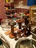                          Old wooden spools