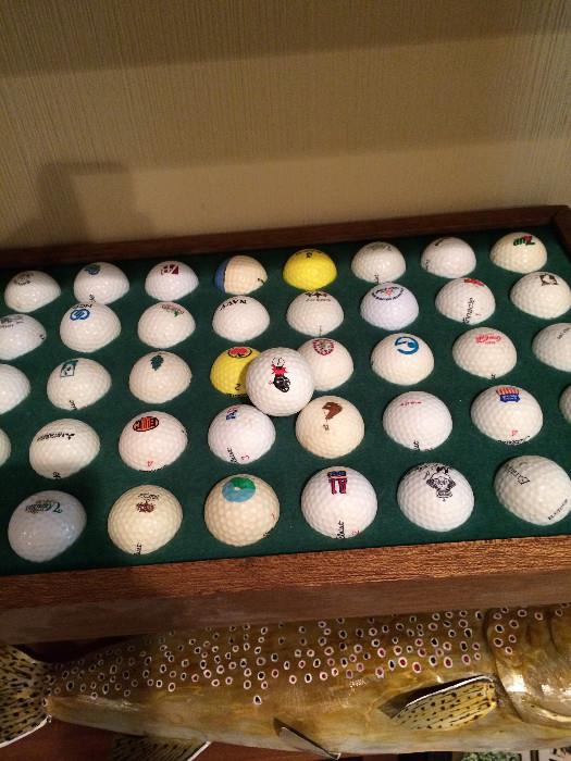                            Golf ball collection