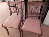Lyre chairs...very sturdy