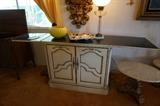 Hollywood Regency flip top bar