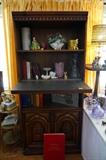 bookcase with drop down front