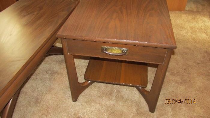MID CENTURY COFFEE & END TABLE