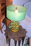 1960's Lamp with Very Cool Green Shade