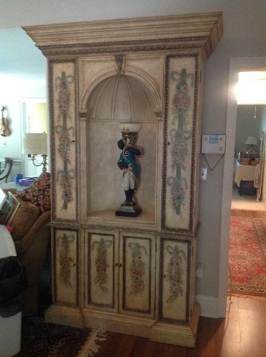 Large Painted Display Hutch