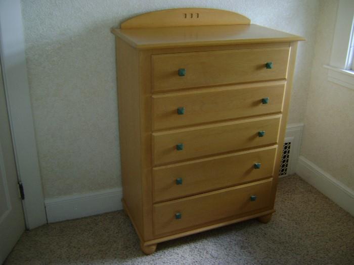 Ethan Allen Tall Boy Chest of Drawers