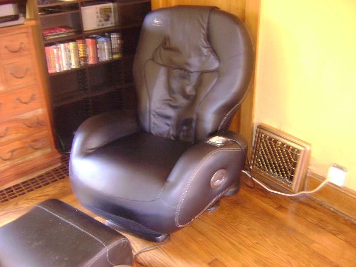 Human Touch Massage Chair and FootStool