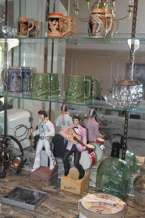 Elvis Decanters and Tons of Bar Collectibles
