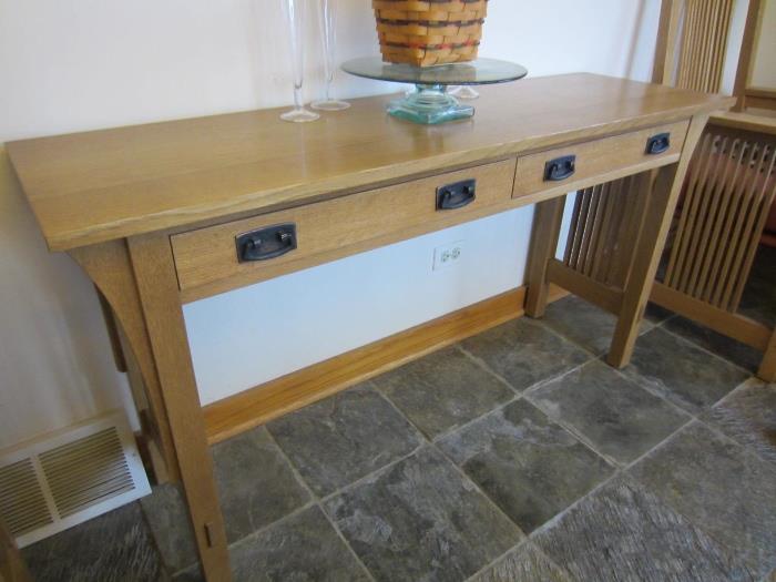 Stickley console table