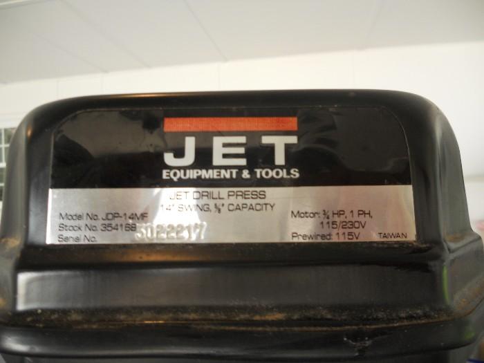 Info for Jet Drill Press