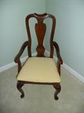 One of 6 dining chairs by Drexel
