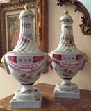 Pair of French Porcelain Garnitures by Sampson